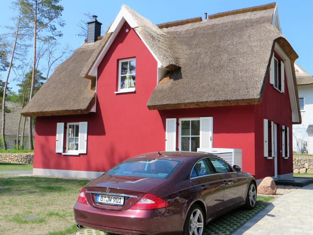 Reetdachhaus Am Haff Mit Sauna, Terrasse, Wlan Zirchow Dış mekan fotoğraf
